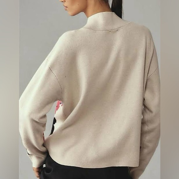 New Anthropologie Carys Mock-Neck Sweater size S - Picture 3 of 8